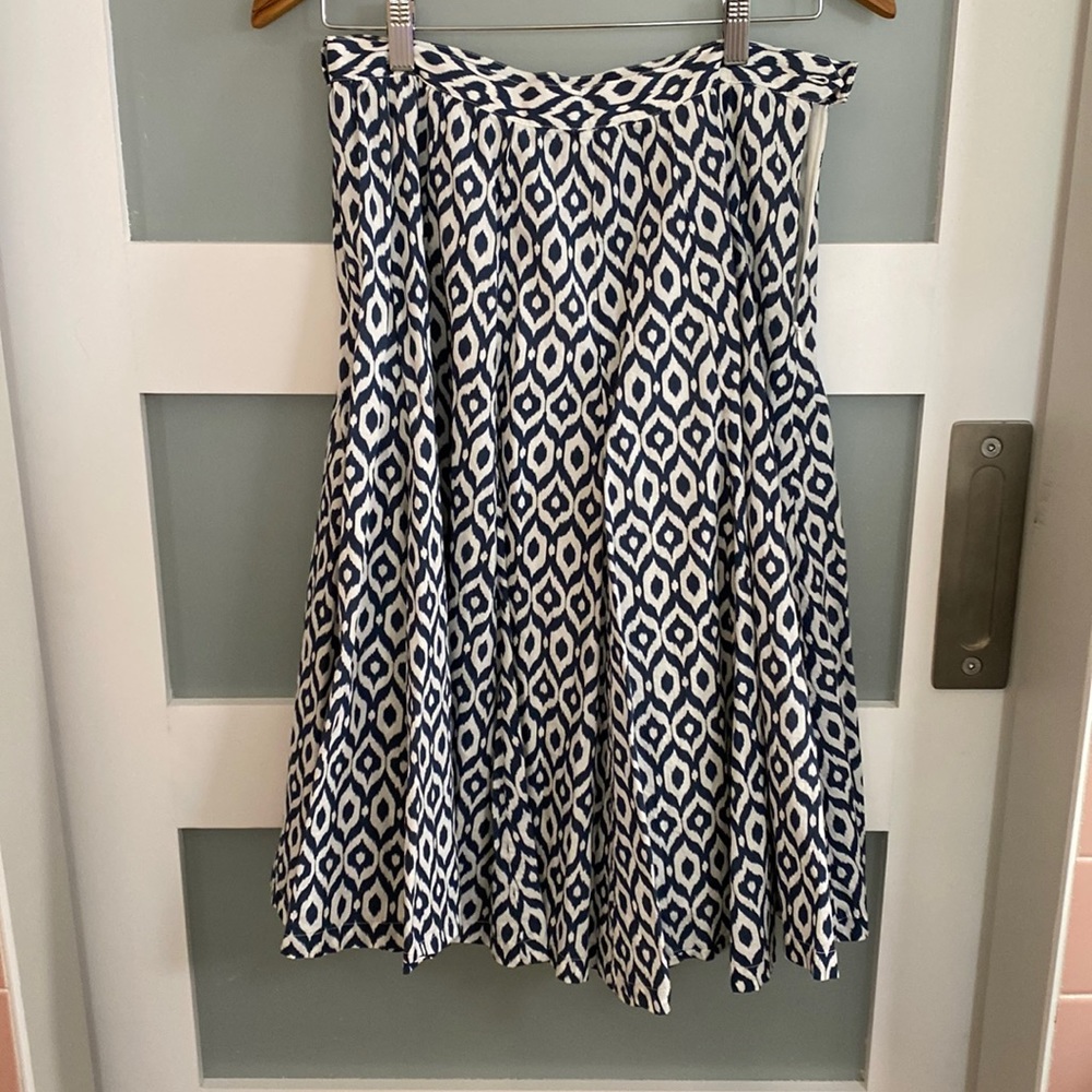 100% cotton flare skirt